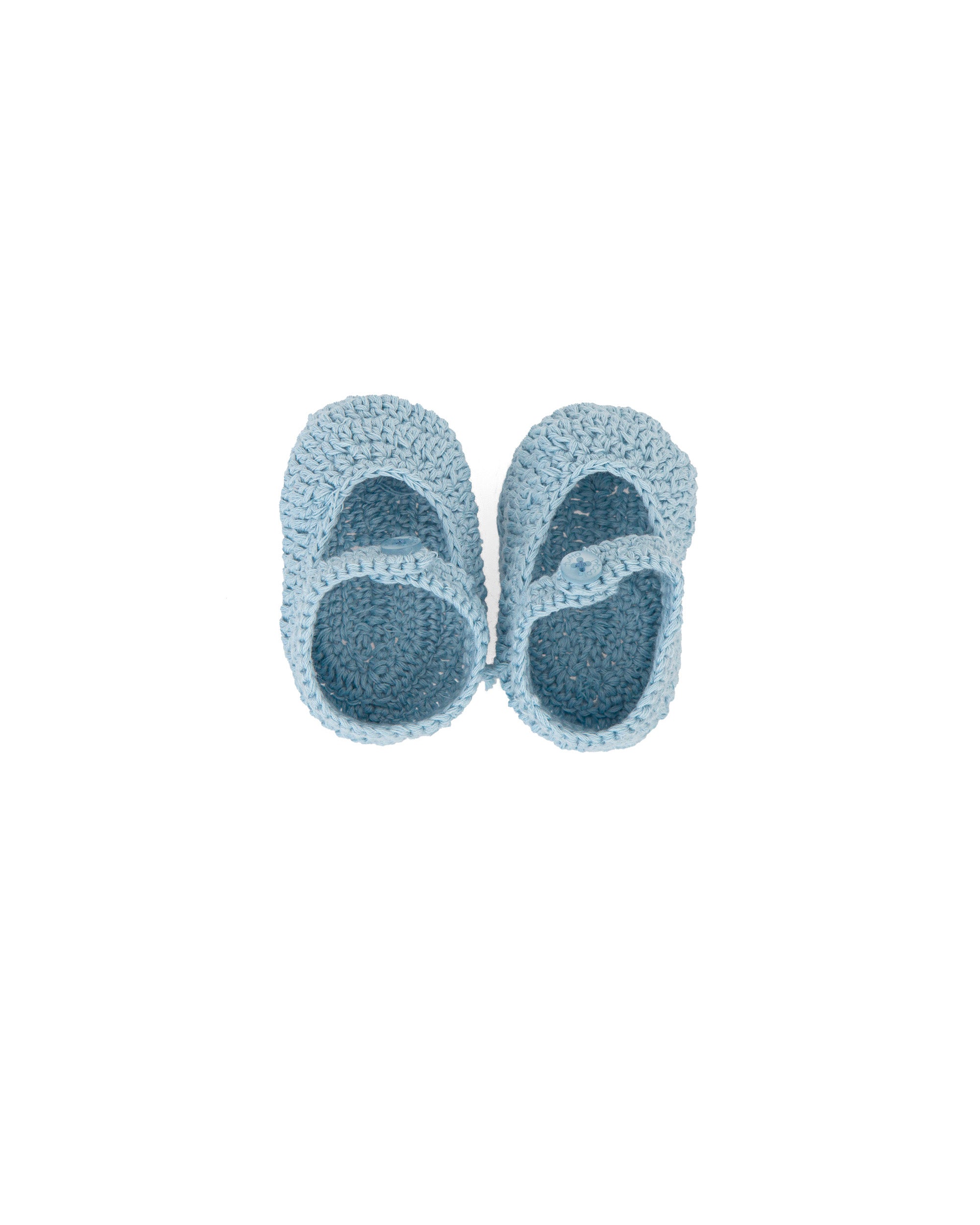 ATLANTIC BLUE NEWBORN BOOTIES