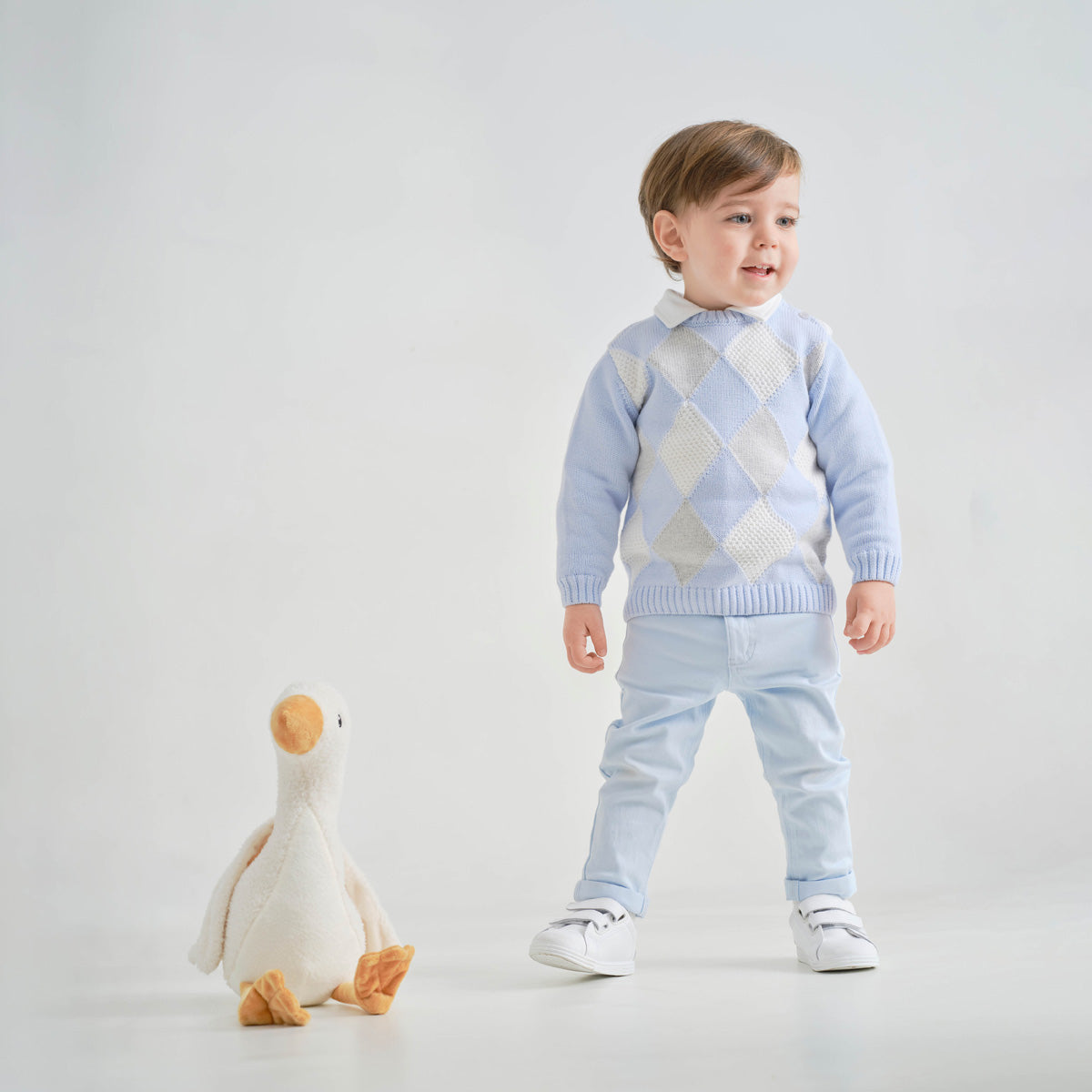 SKY BLUE BABY BOY SHIRT