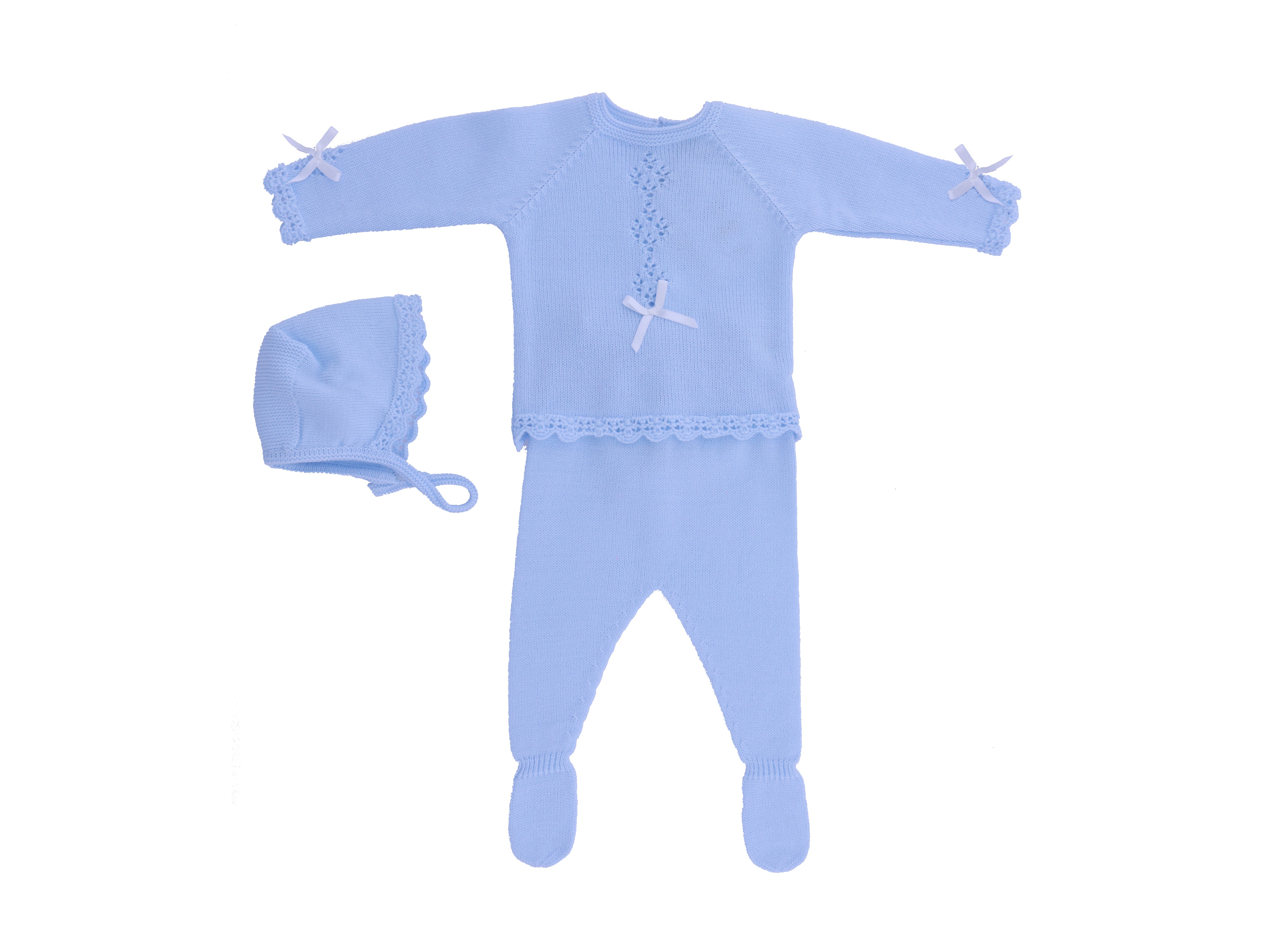 SKY BLUE BABY GIRL SET