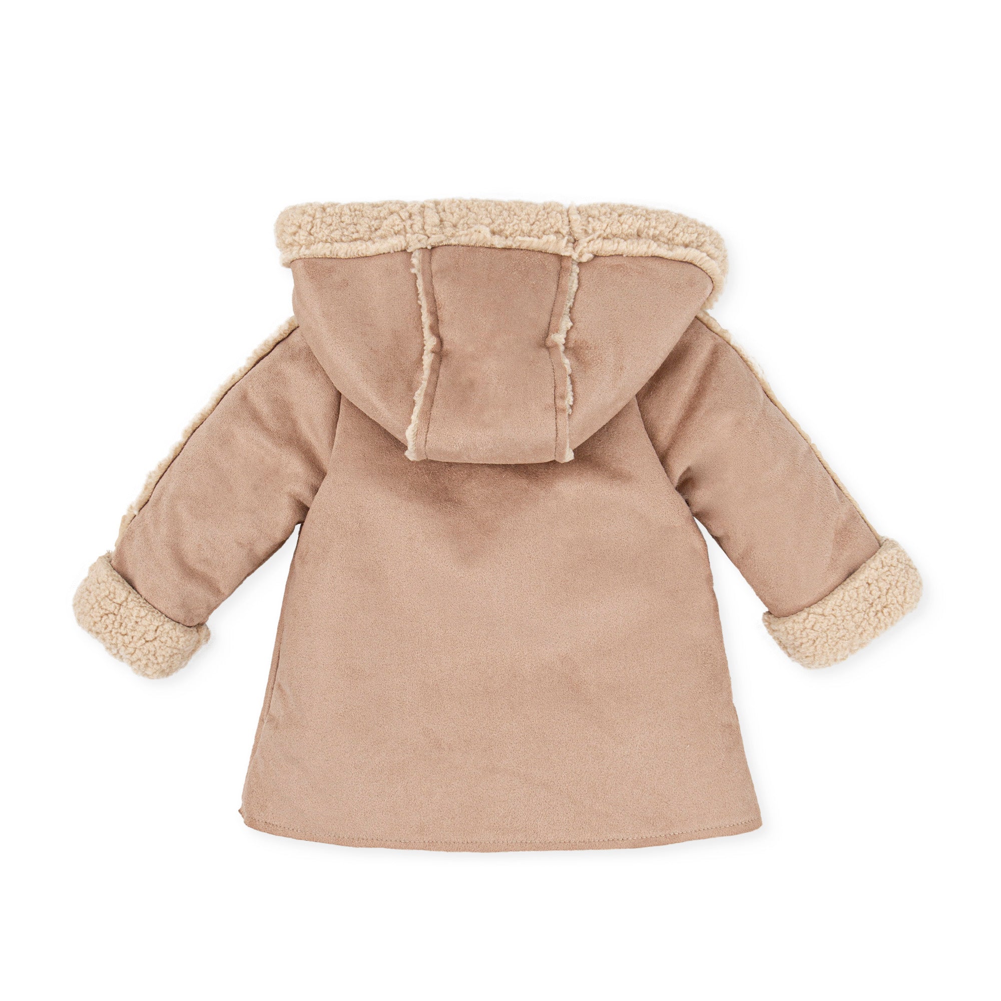 BABY GIRL TAUPE COAT