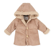 BABY GIRL TAUPE COAT