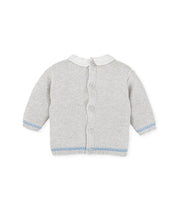 GREY NEWBORN SWEATER