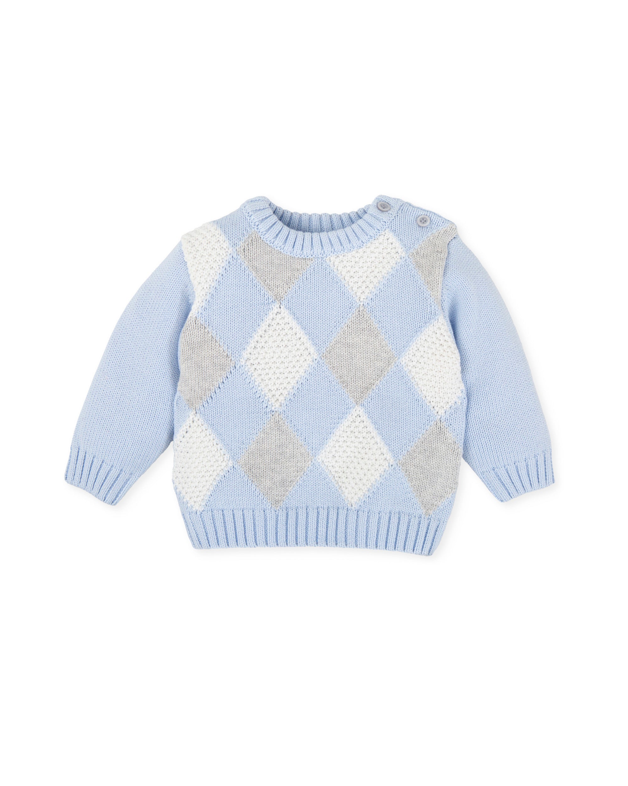 SKY BLUE BABY BOY SWEATER