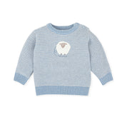 BLUE NEWBORN SWEATER