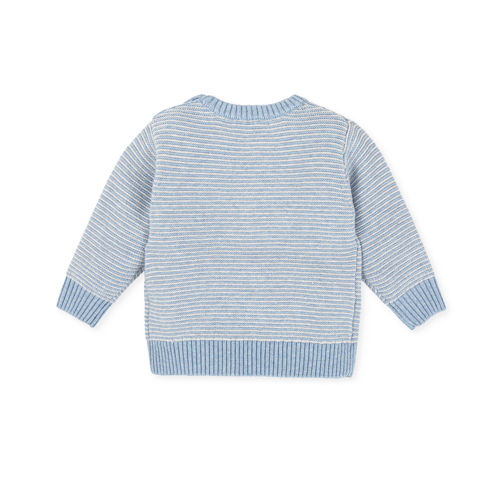 BLUE NEWBORN SWEATER