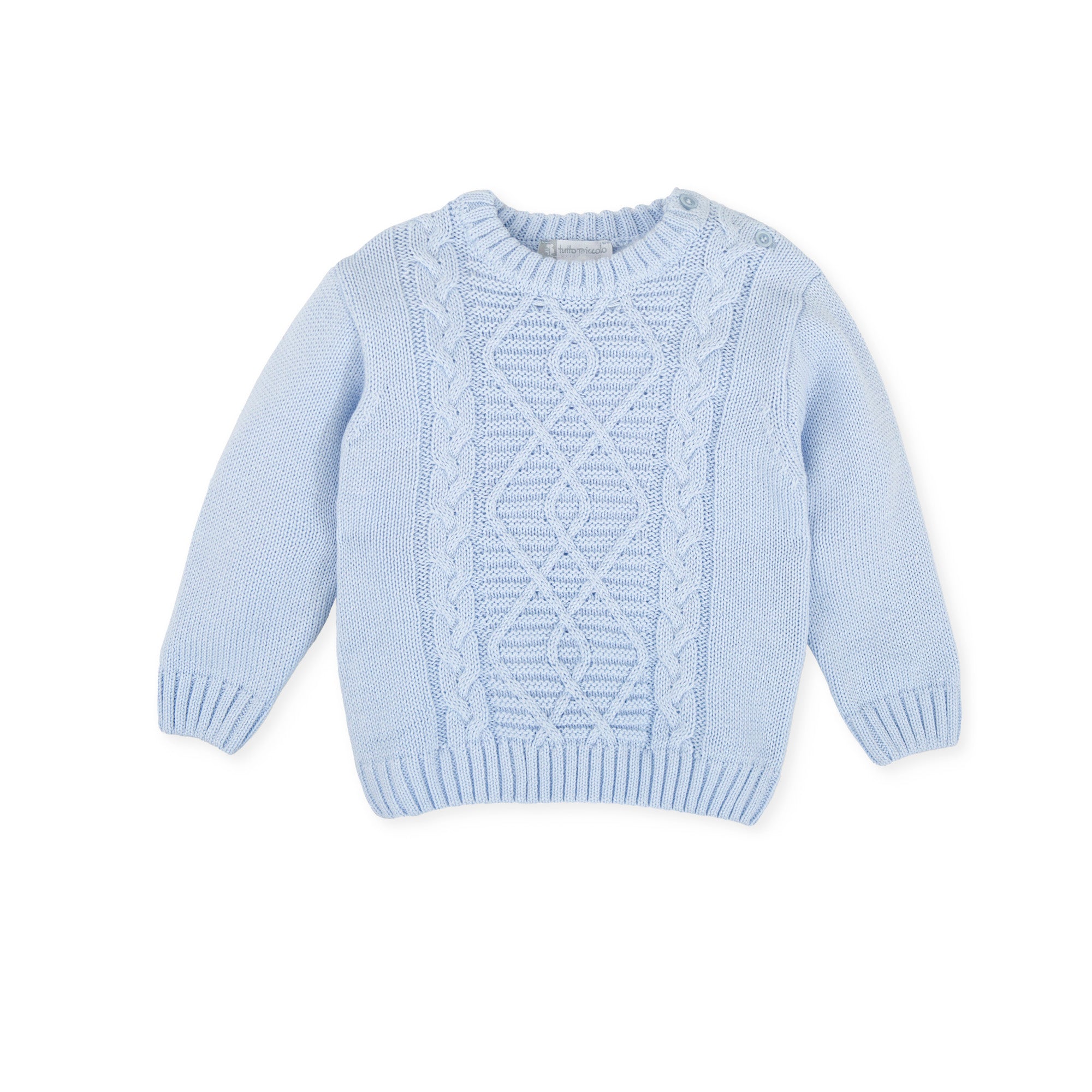 SKY BLUE BABY BOY SWEATER