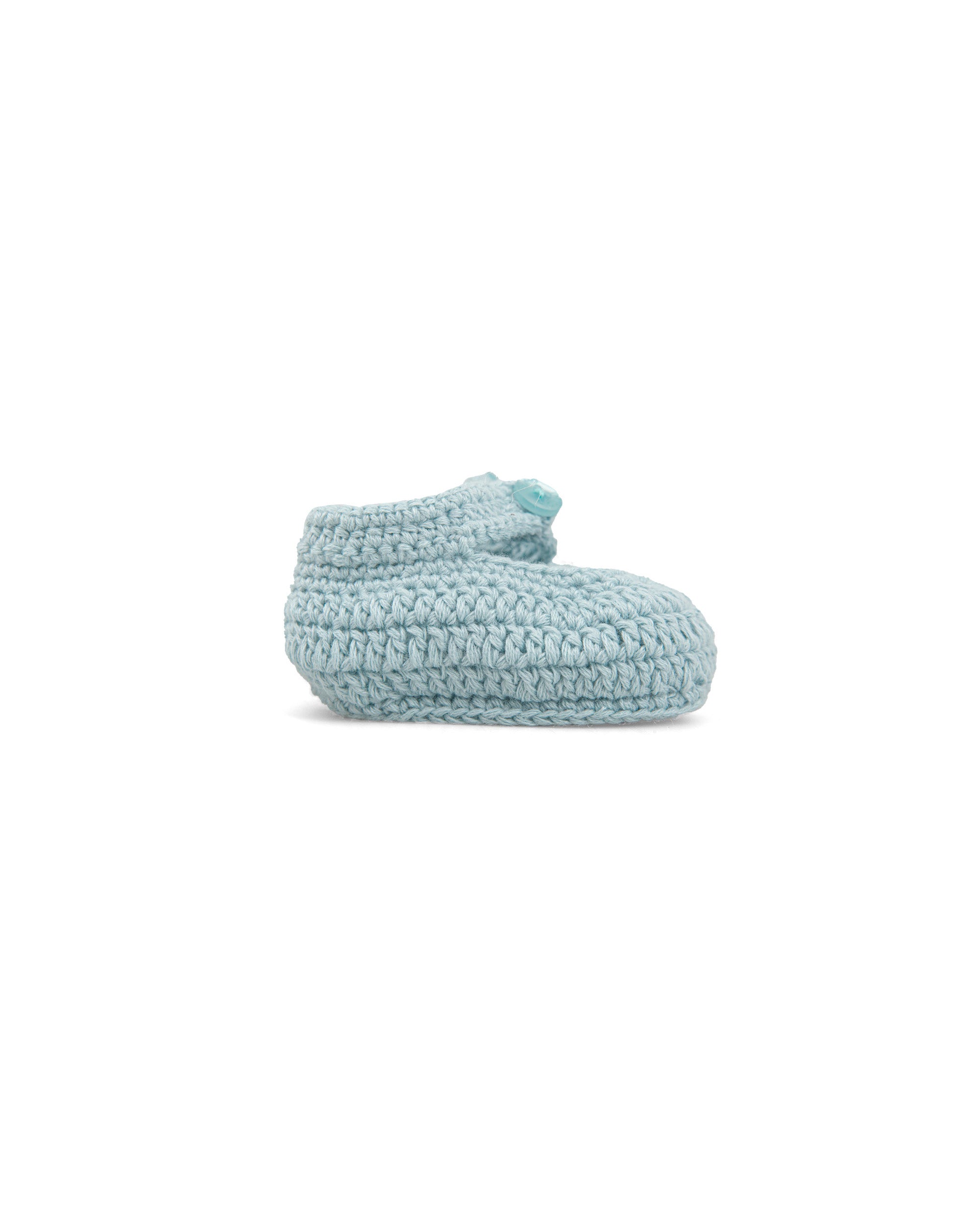 NEWBORN BOOTIES SEA GREEN