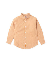 DARK ORANGE BOY'S SHIRT