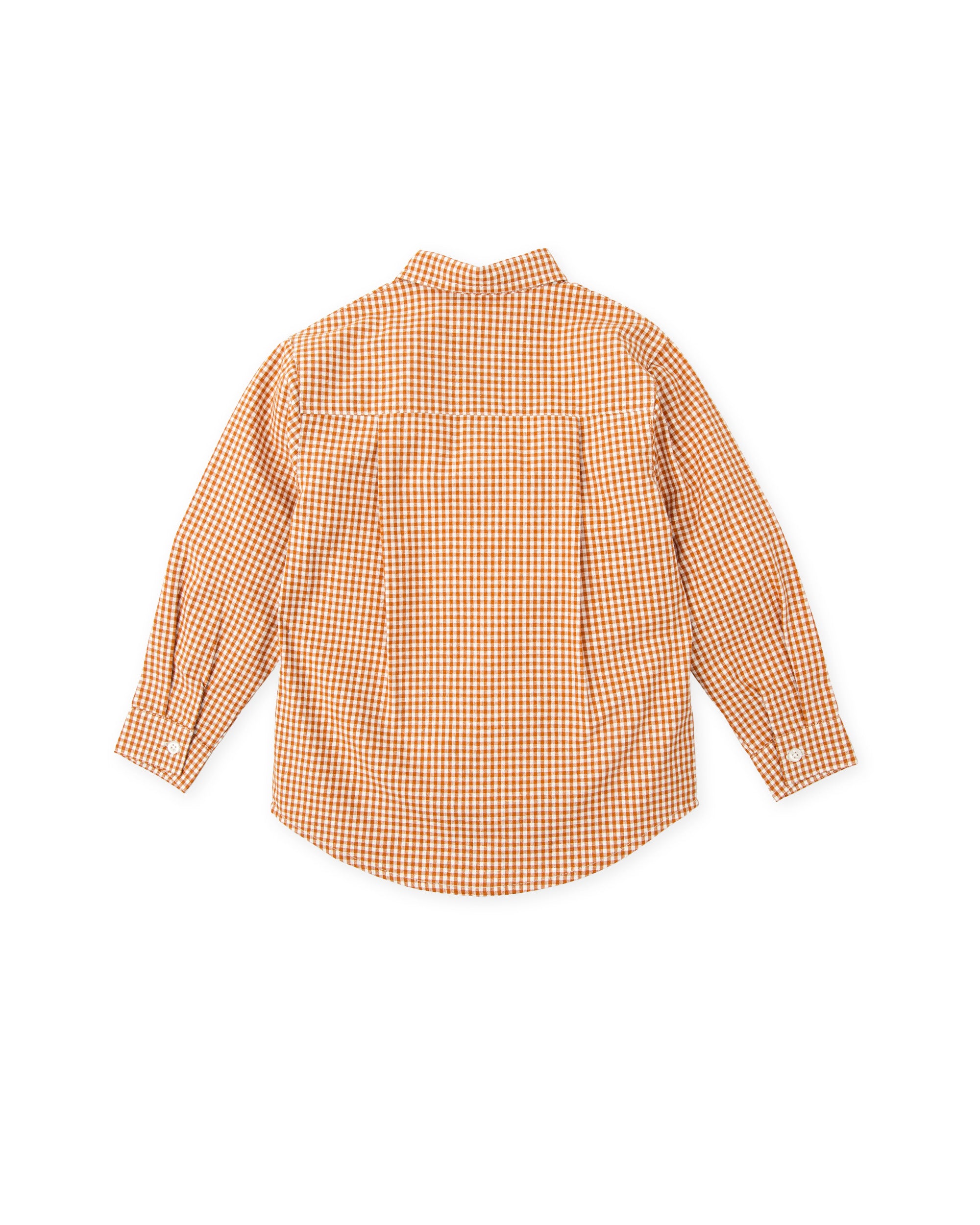 DARK ORANGE BOY'S SHIRT