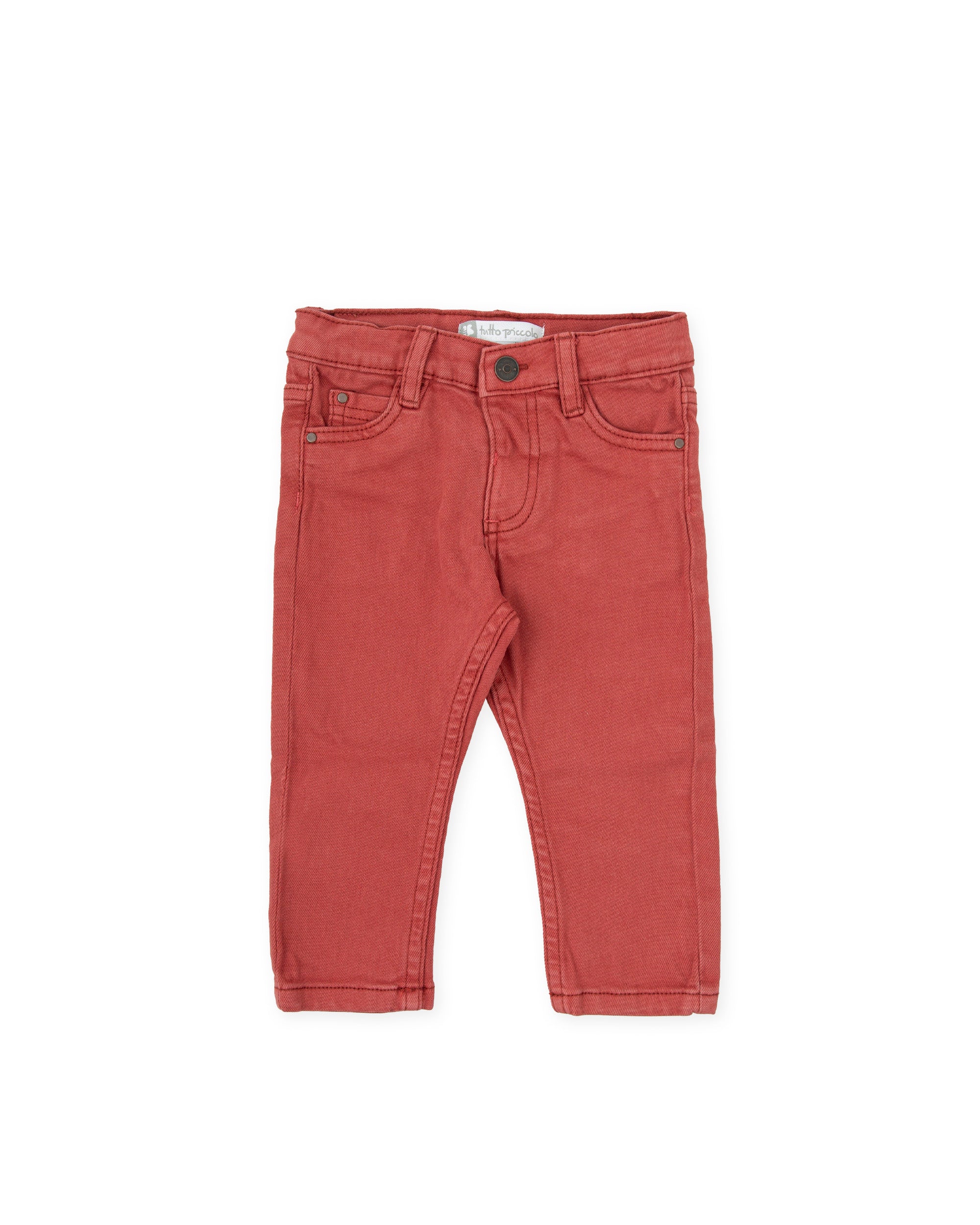 TROUSERS DARK RED CHILD