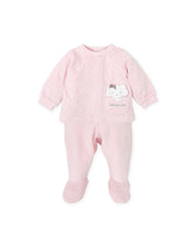 2 PCS PYJAMA WITH FEET PINK