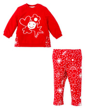 CONJUNTO 2 PZAS. ROJO