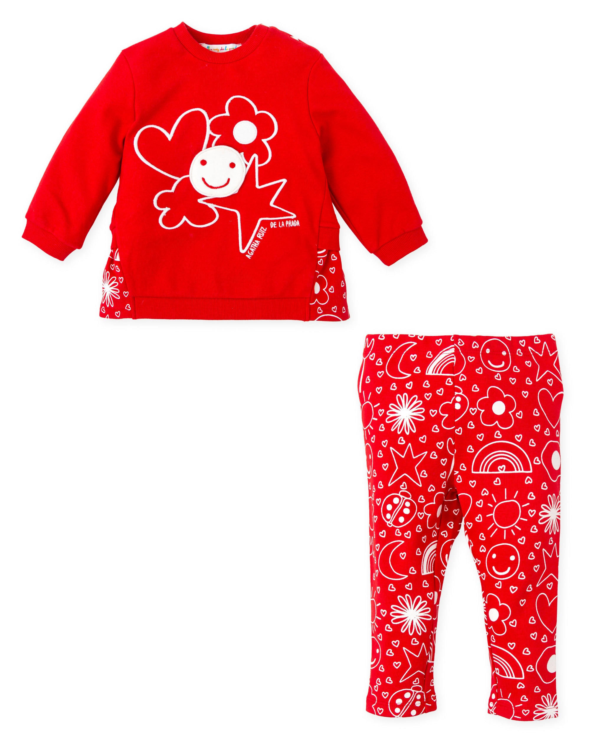 CONJUNTO 2 PZAS. ROJO