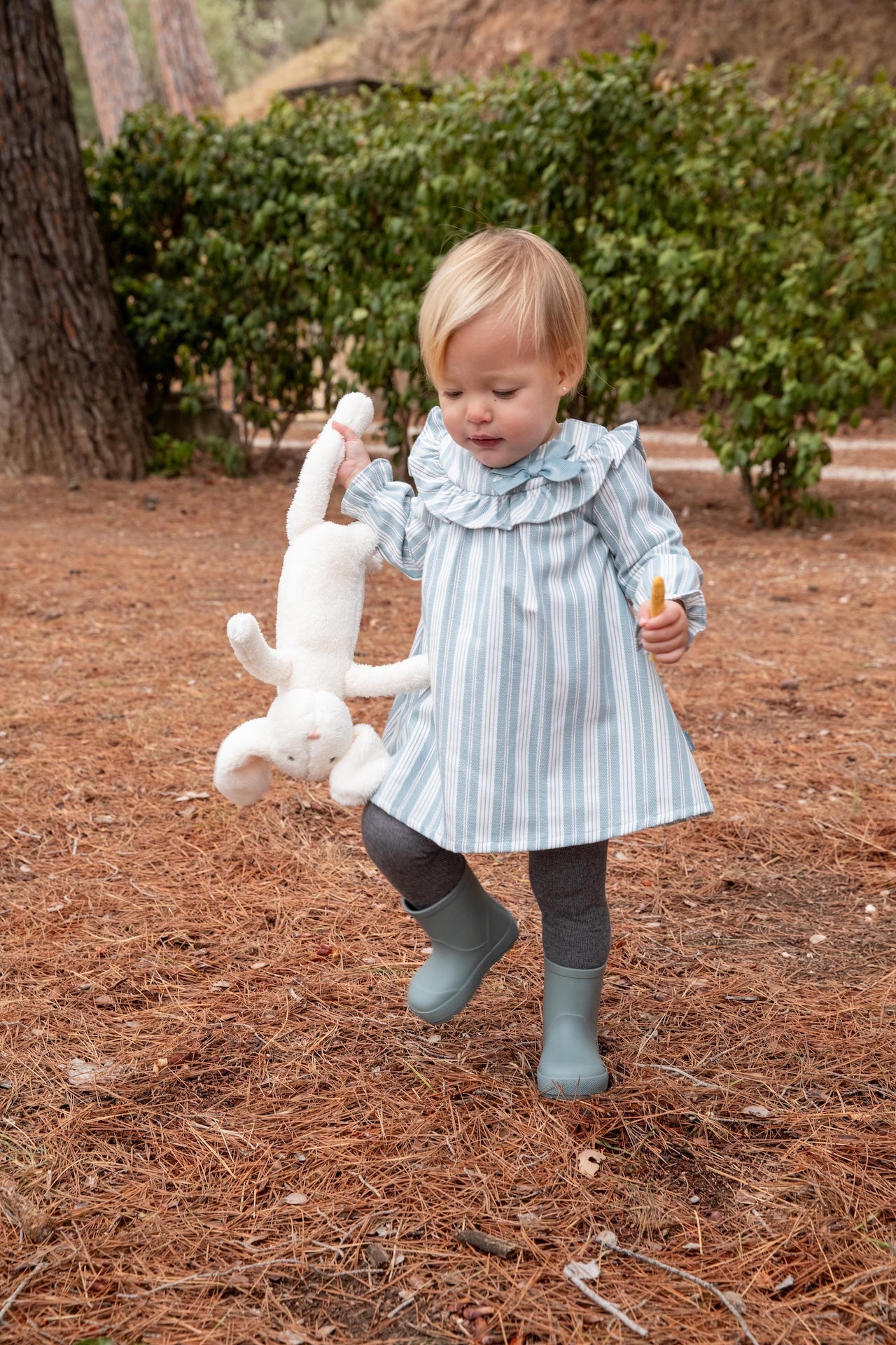 DRESS WITH GIRL'S SEA GREEN LEOTARDS